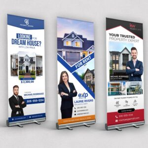 Single-Sided Retractable Banner Stands